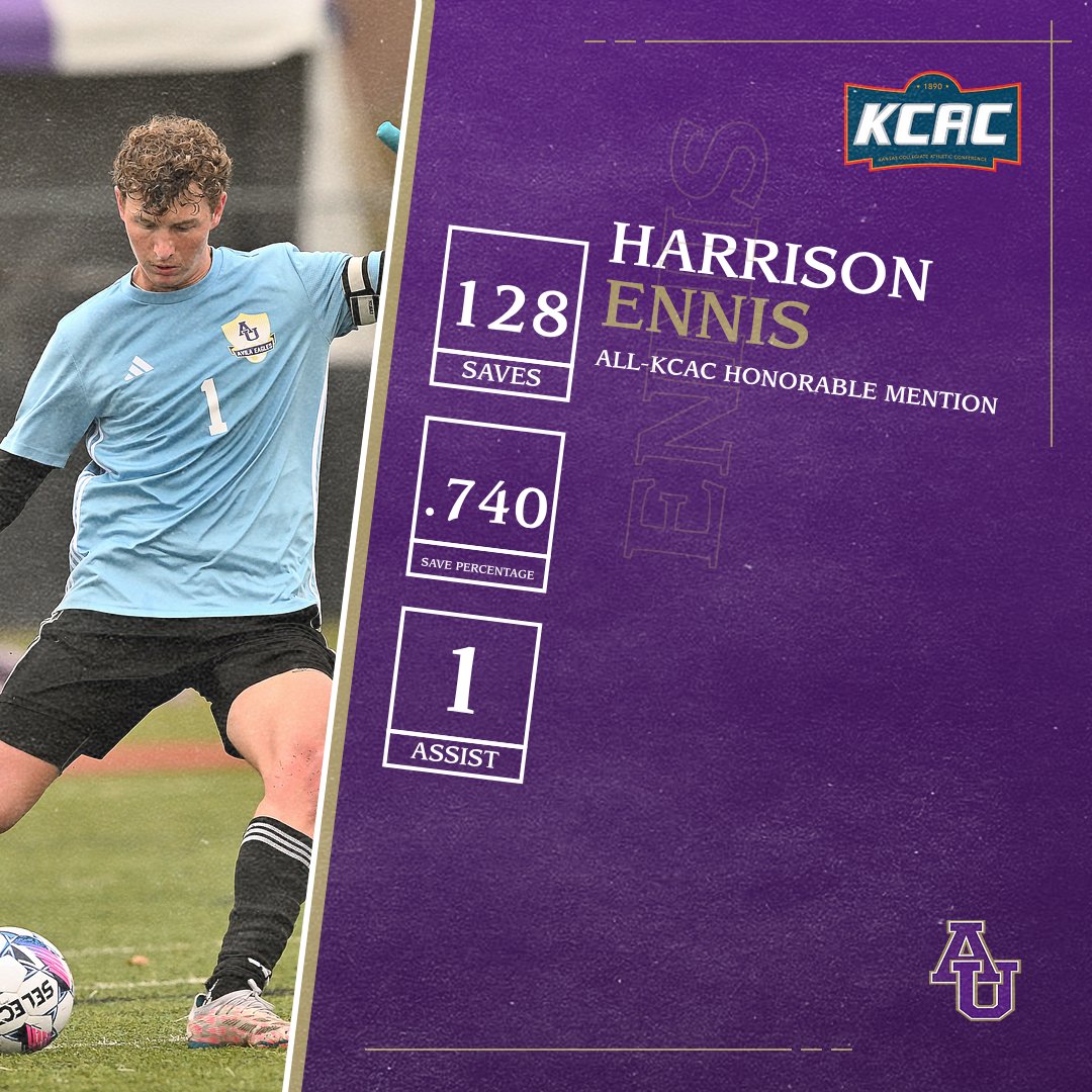 HARRISON ENNIS SELECTED ALL-KCAC HONORABLE MENTION